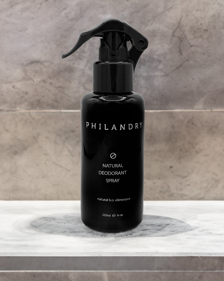 Fragrance-Free Natural Deodorant Spray For Men | PHILANDRY