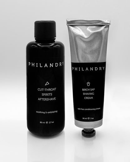 Shave Cream and Aftershave Set