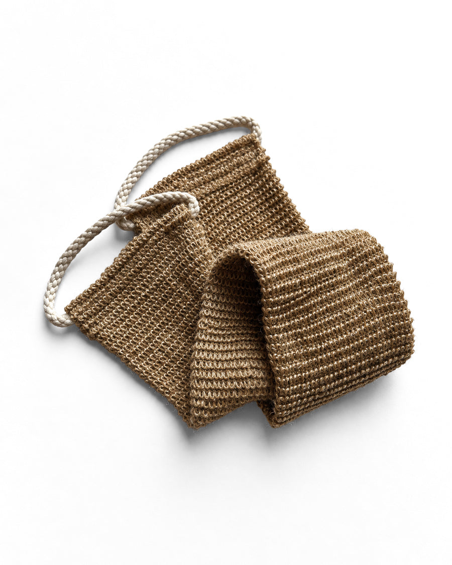 Sisal Linen Back Exfoliating Strap