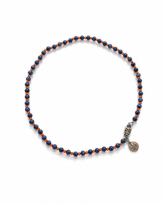 Sodalite and Quartz Necklace