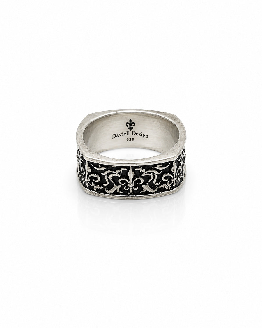Fleur de Lis Square Ring