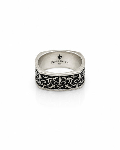 Fleur de Lis Square Ring