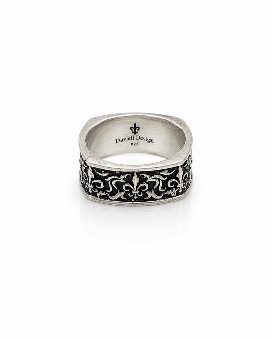Fleur de Lis Square Ring