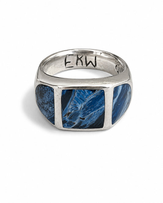 Sterling Silver Ring with Pietersite
