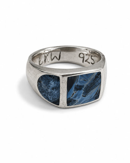 Sterling Silver Ring with Pietersite