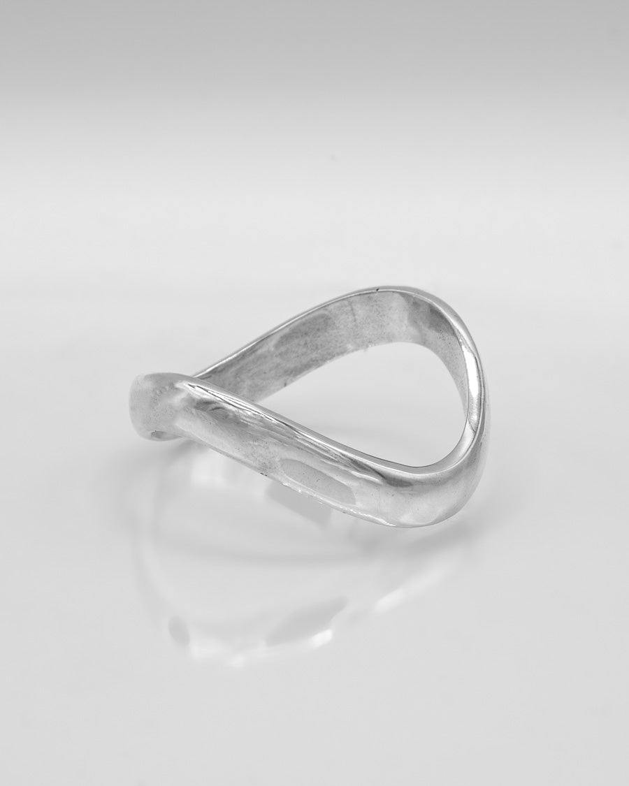 Sterling Silver Wave Cock Ring