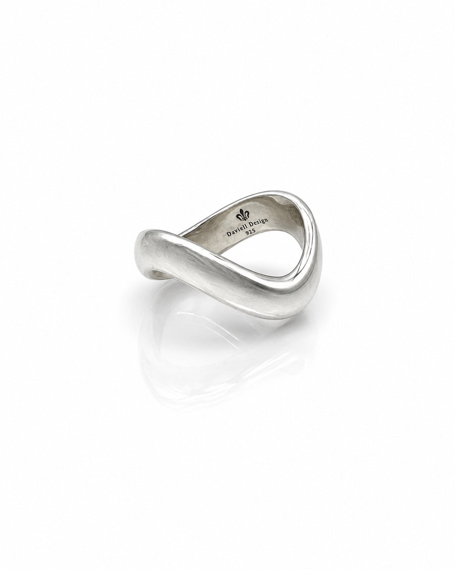 Sterling Silver Wave Ring