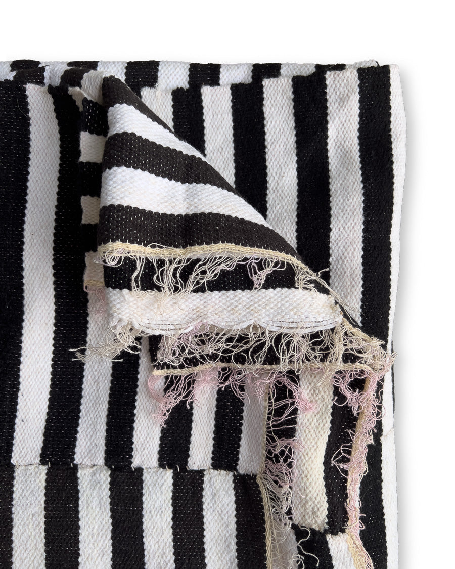Woven Striped Cotton Blanket