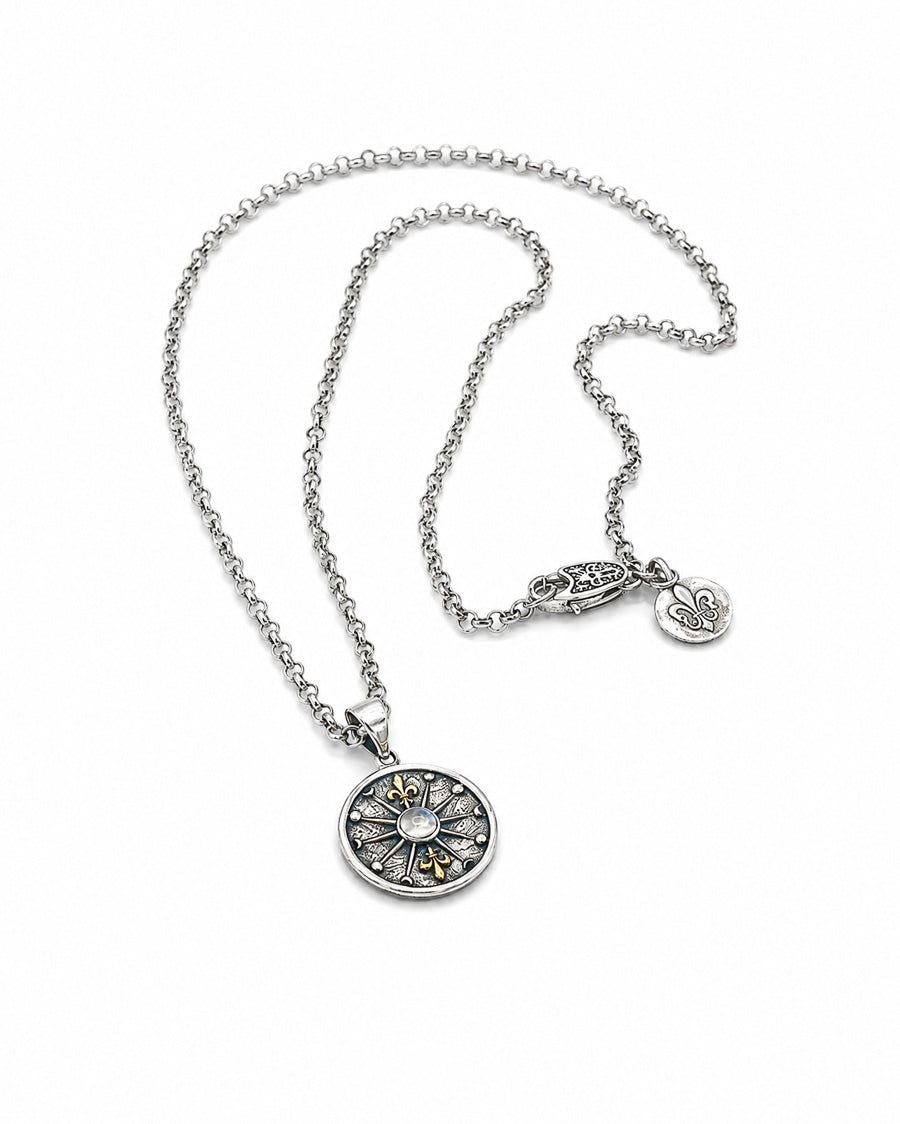 Sun and Moon Pendant Necklace