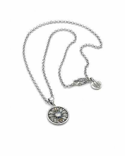 Sun and Moon Pendant Necklace