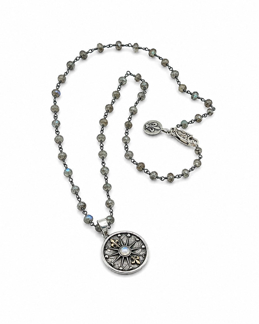 Sun and Moon Pendant Necklace