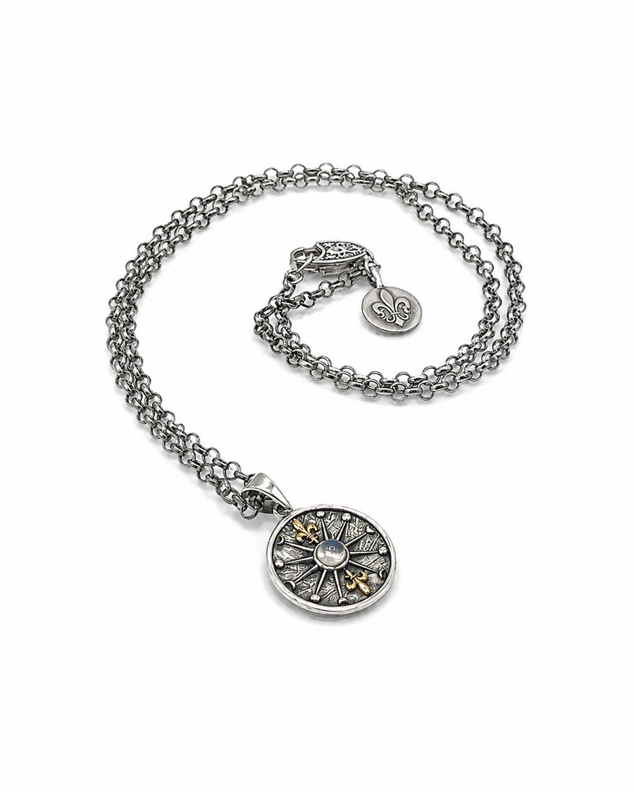 Sun and Moon Pendant Necklace