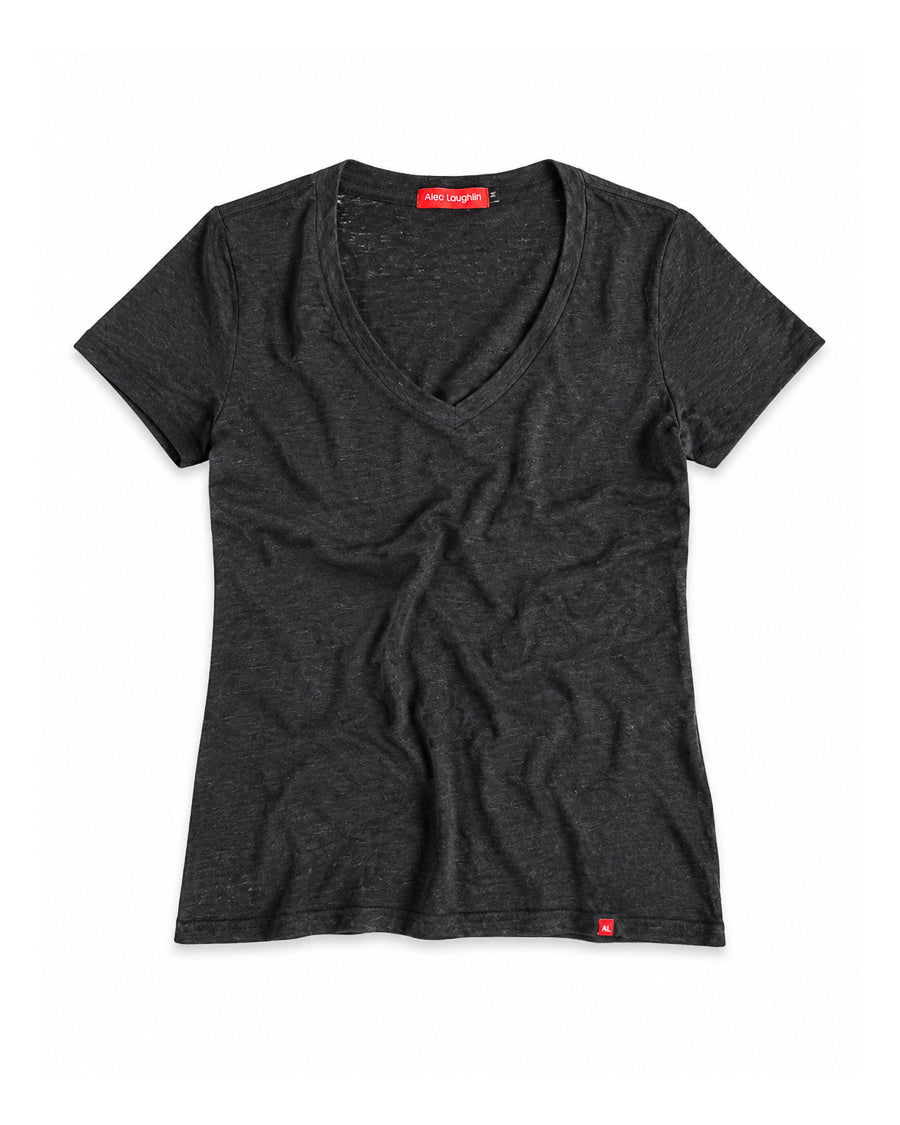 The Women's V-Neck Hemp Tee ⚘