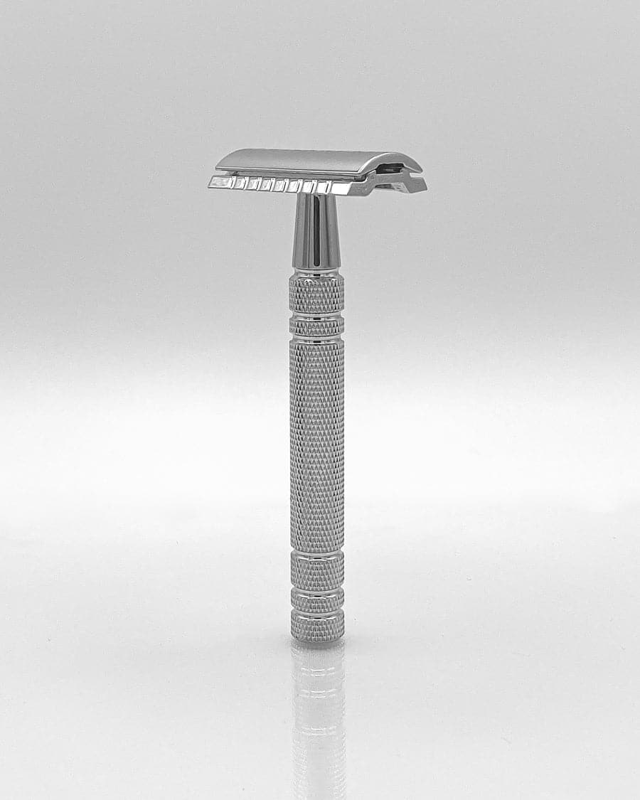 Double-Edge Heavy-Duty Chrome Wet Shave Safety Razor