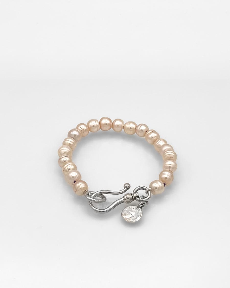 Cream Colored Freshwater Pearl Bracelet