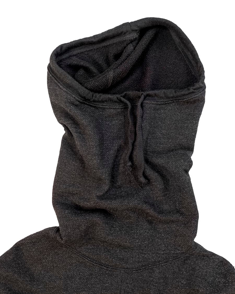 Detailed View of Pullover Cowl Hoodie - Trendy and Comfortable Design