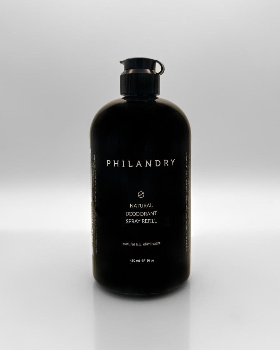 Fragrance-Free Deodorant Spray for Men - Natural Odor Protection - PHILANDRY