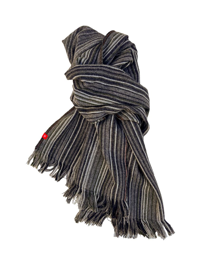 The Woven Wool Striped Scarf ♔
